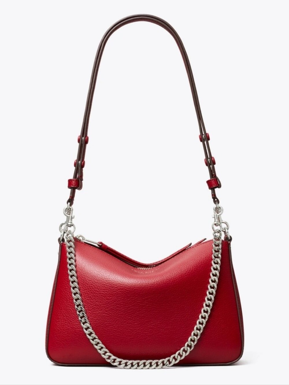 Tory Burch Small Perry Shoulder Bag in Red, Style 177245